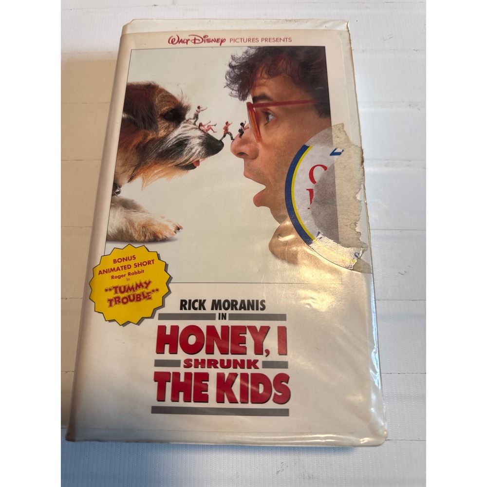 Walt Disney Honey I Shrunk the Kids VHS NTSC White Clamshell Good Roger‎ Rabbit